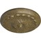 Ekena Millwork Flower Spiral Ceiling Medallion (Canopies up to 2"), 12 1/4"OD x 2 1/4"P, Mississippi Mud Crackle CM12FLMMC - alternate 2